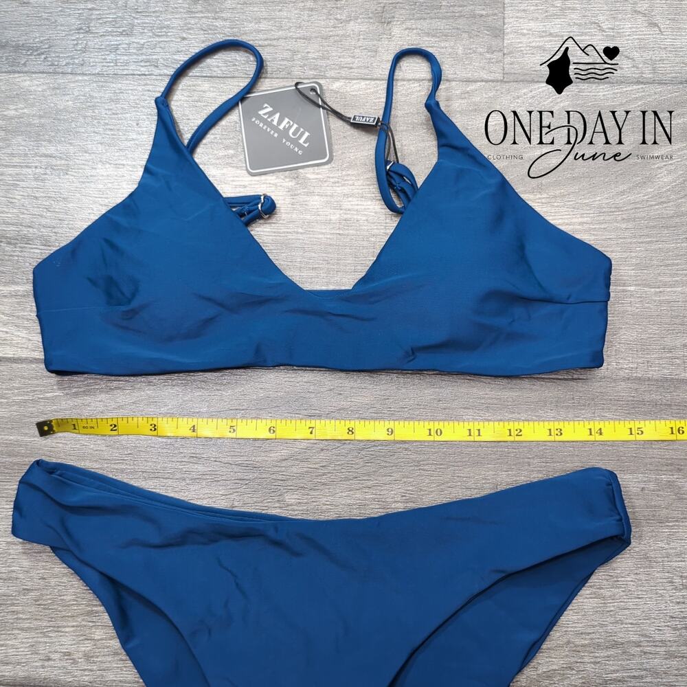 Zaful Moderate Coverage Bikini Swimsuit Size M - Picture 4 of 6